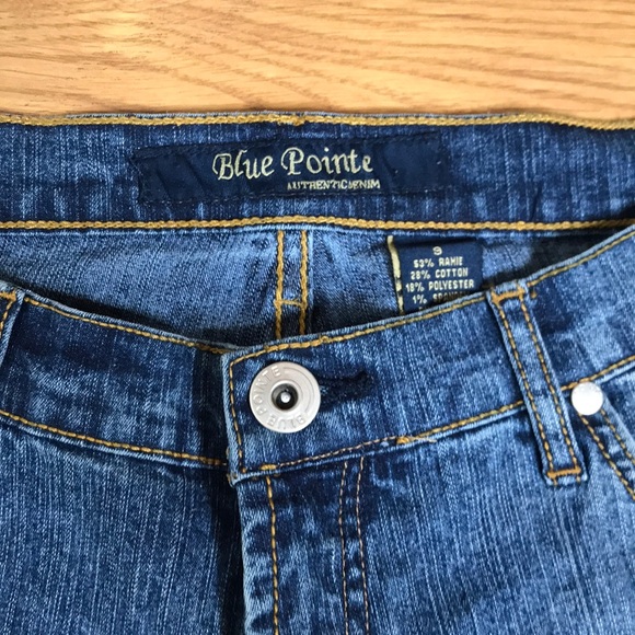 Blue Pointe Bermuda Denim Jeans Shorts Size 9 - Picture 4 of 5